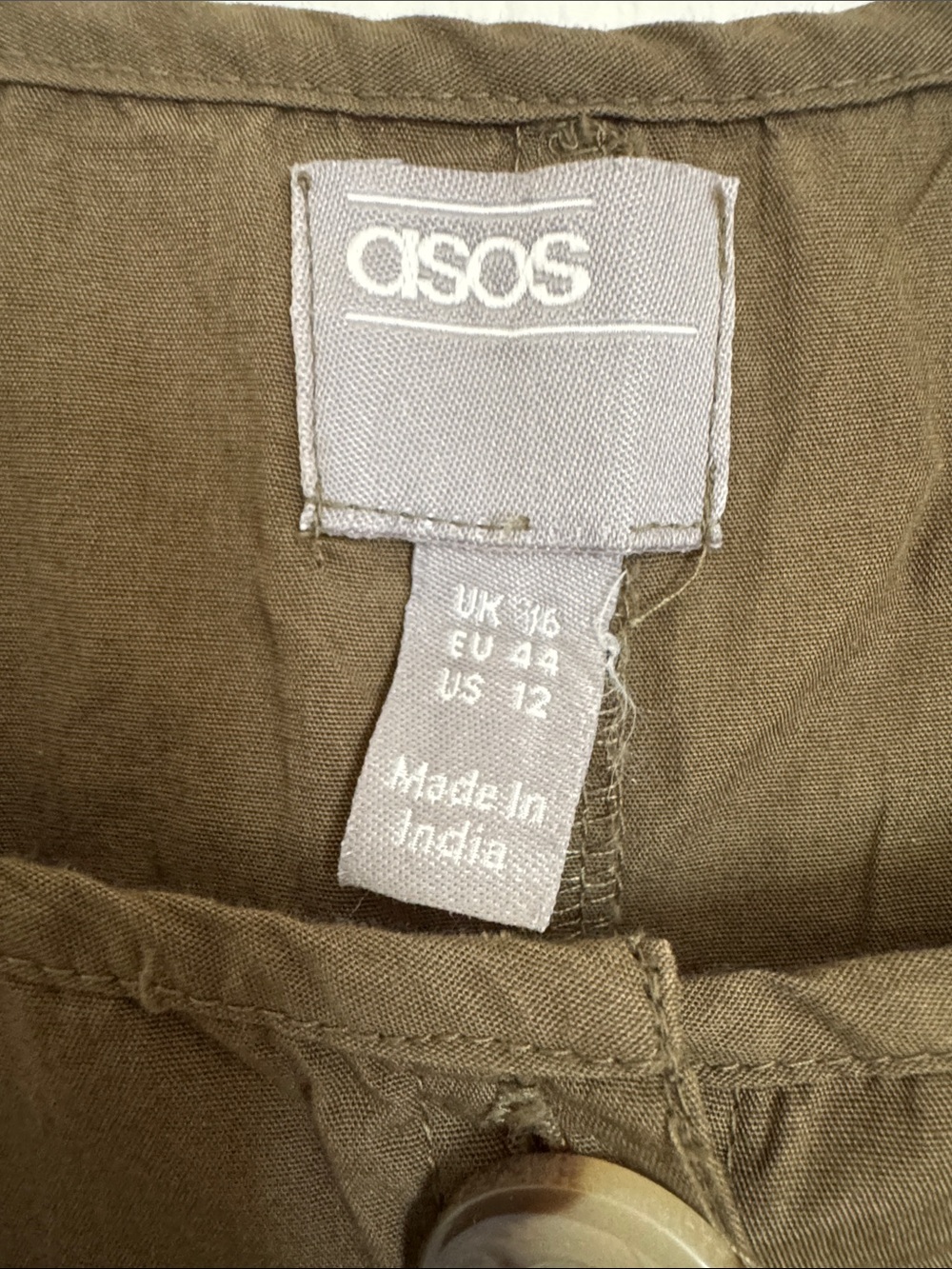 ASOS Sleeveless Button-Front Jumpsuit - Picture 2 of 8